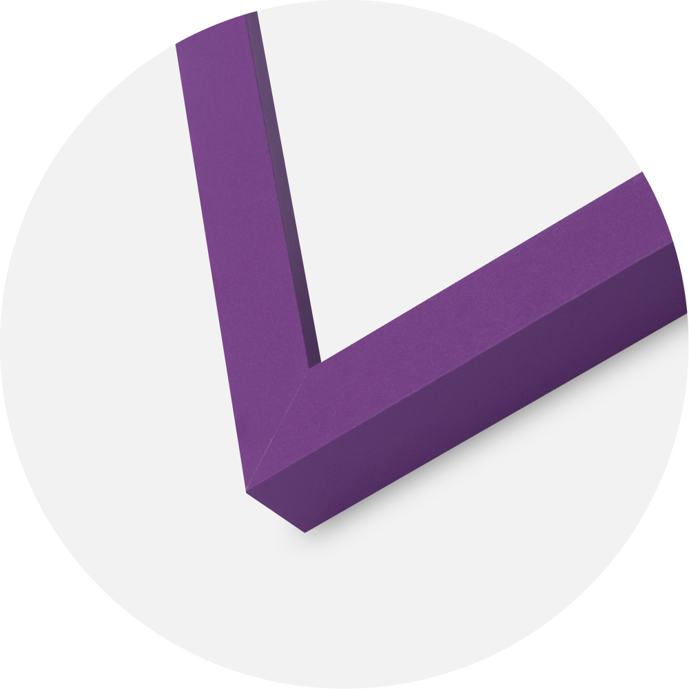 Jämtlands Ramfabrik Rahmen Selection Acrylglas Deep Lilac 40x40 cm