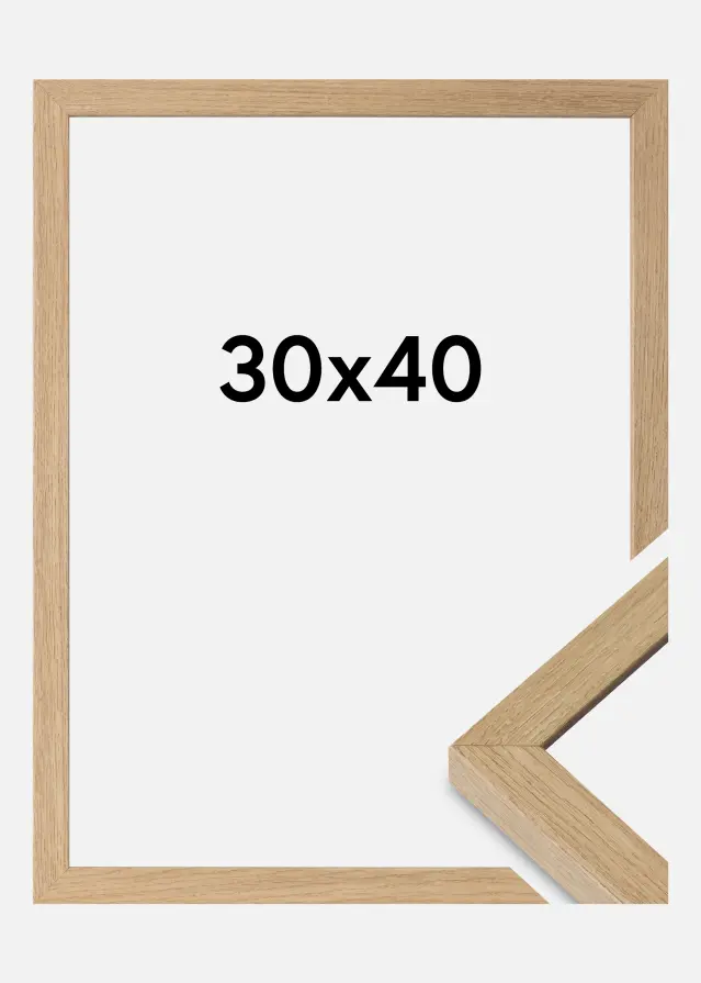 Mavanti Rahmen Hermes Acrylglas Natural Oak 30x40 cm