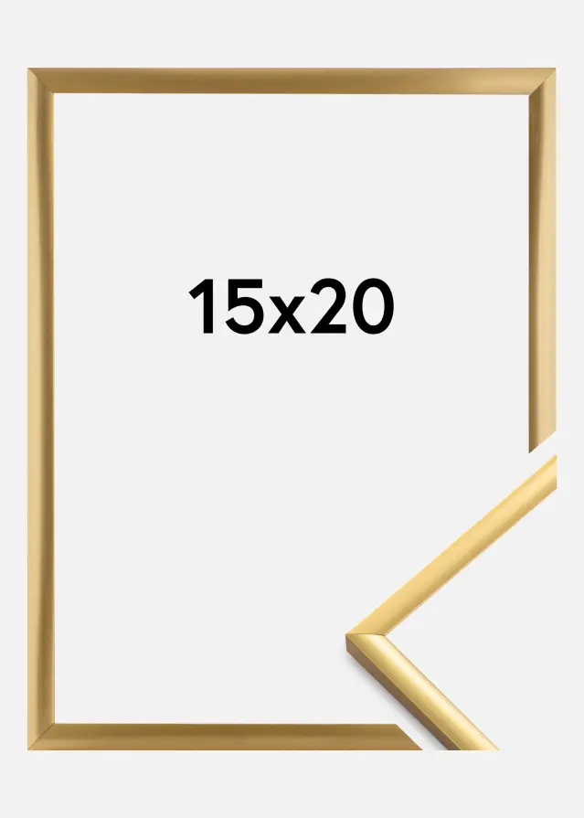 BGA Rahmen New Lifestyle Acrylglas Shiny Gold 15x20 cm