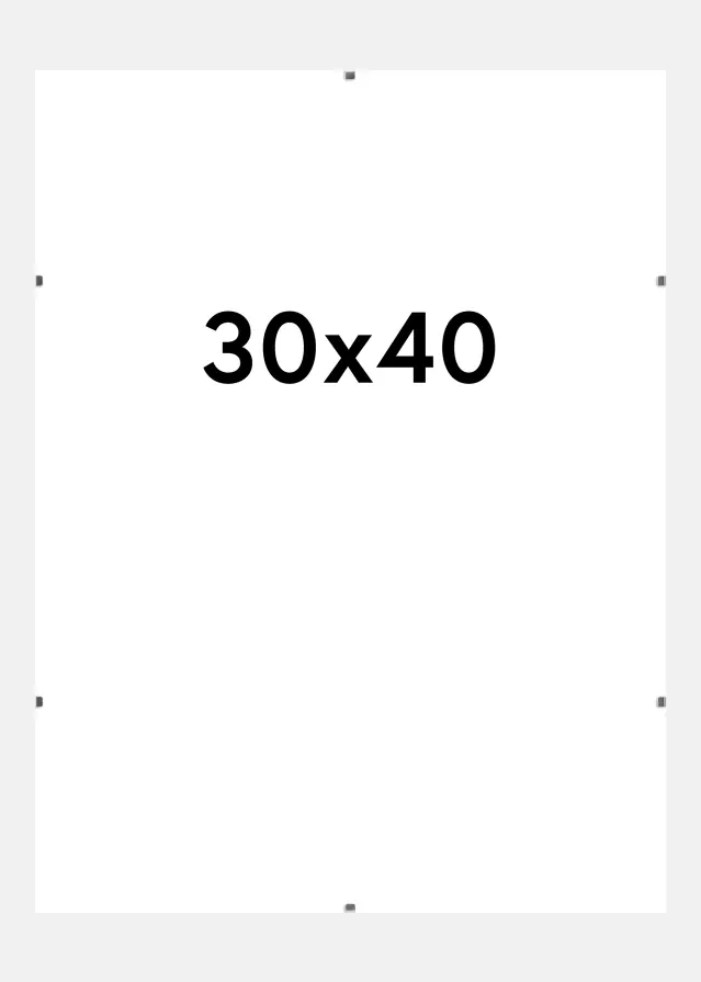 Bubola e Naibo Clip-Rahmen Acrylglas 30x40 cm