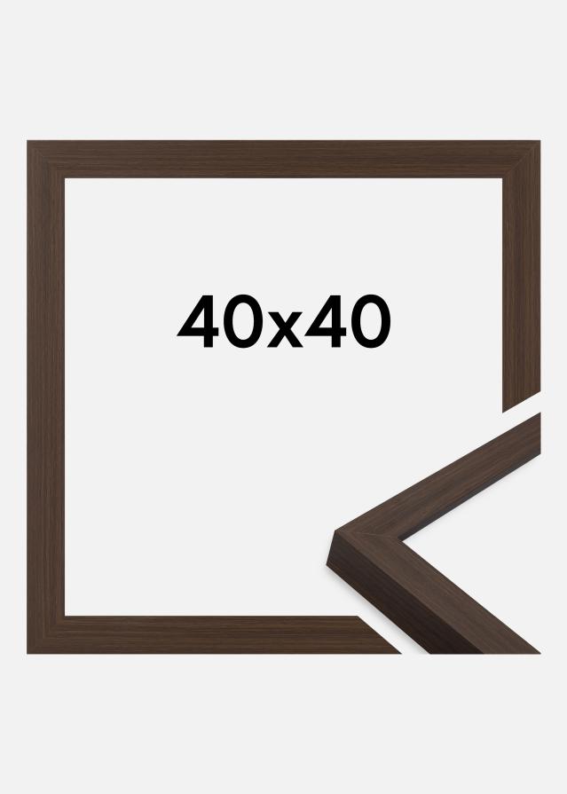 Jämtlands Ramfabrik Rahmen Wells Acrylglas Braun 40x40 cm