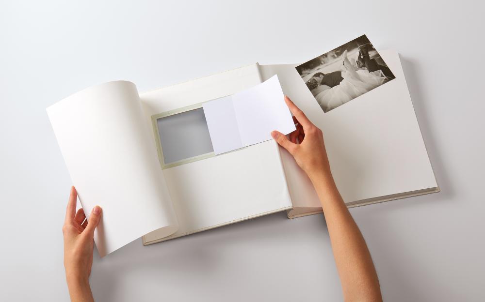 Walther Music Album - 28x30,5 cm (60 weiße Seiten / 30 Blatt)