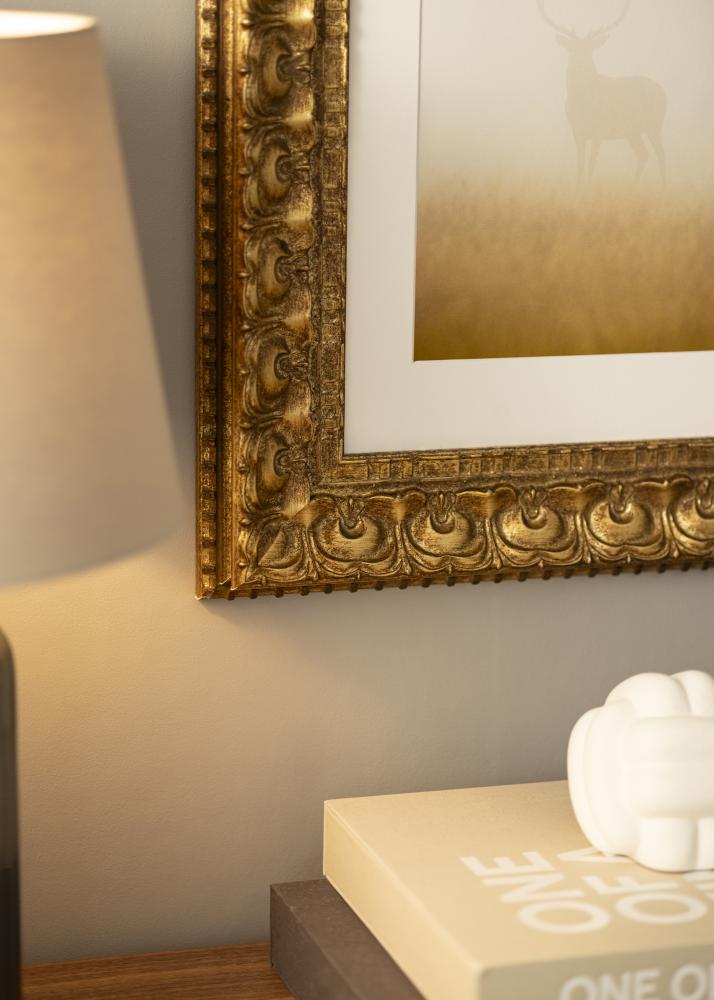 Ramverkstad Rahmen Skokloster Gold - Größe nach Wunsch