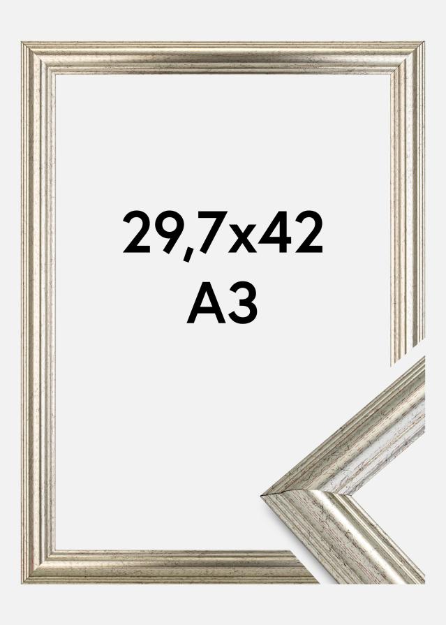 Galleri 1 Rahmen Västkusten Acrylglas Silber 29,7x42 cm (A3)