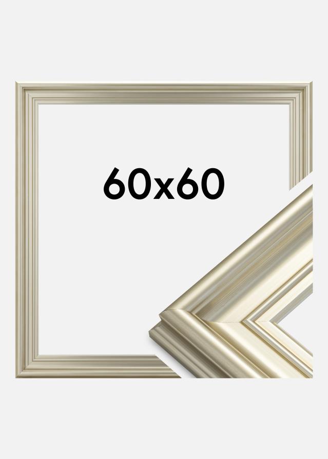 Ramverkstad Rahmen Mora Premium Silber 60x60 cm
