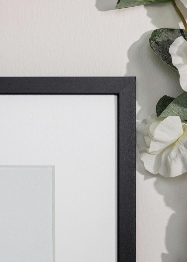 Galleri 1 Rahmen Edsbyn Acrylglas Schwarz 9x11 cm