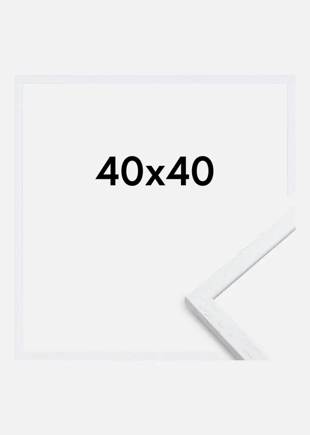 Galleri 1 Rahmen Edsbyn Acrylglas Warm White 40x40 cm