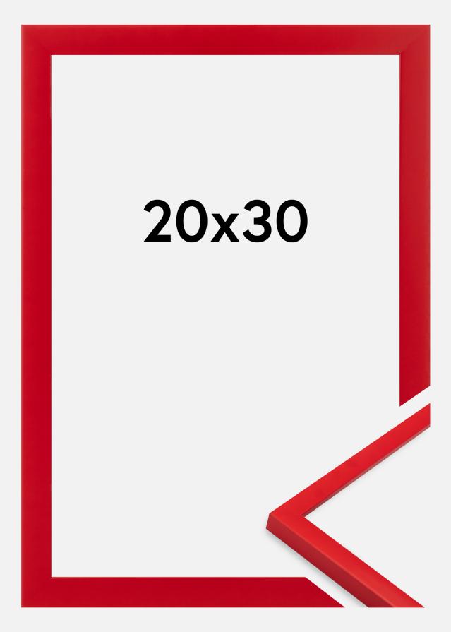 Jämtlands Ramfabrik Rahmen Kent Acrylglas Rot 20x30 cm
