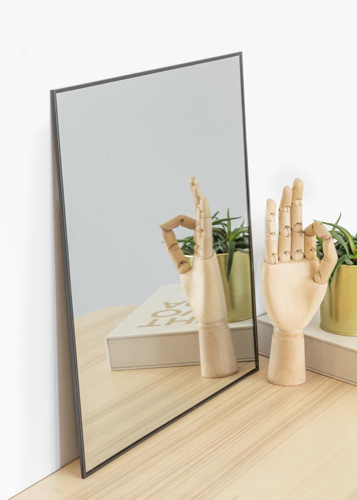 KAILA KAILA Square Mirror - Thin Black 40x40 cm