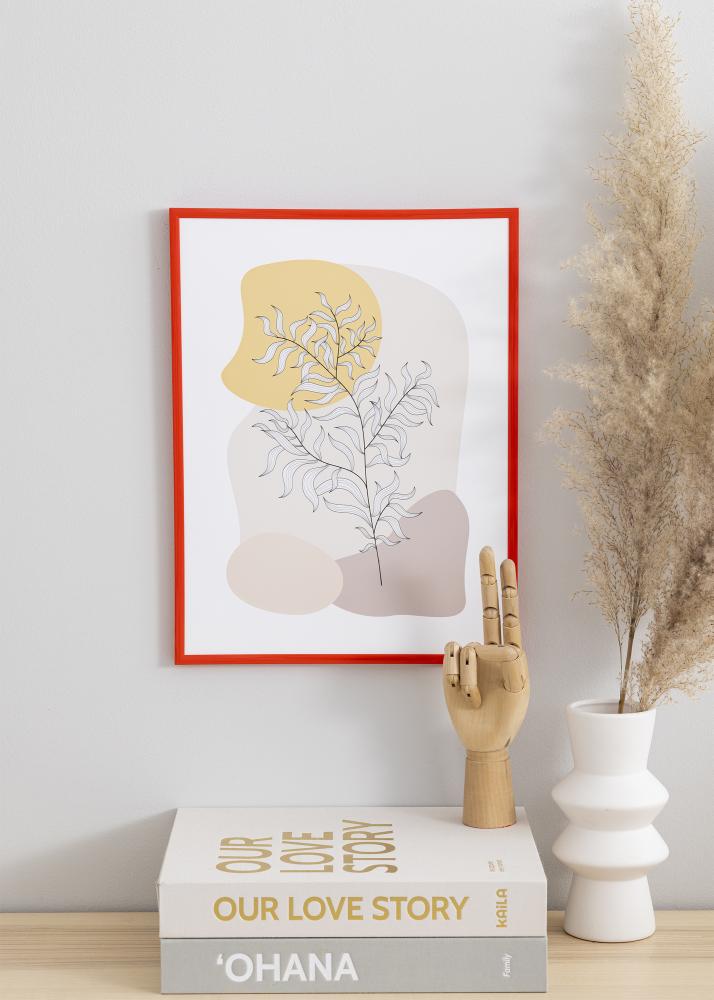 BGA Rahmen New Lifestyle Acrylglas Hellrot 70x100 cm