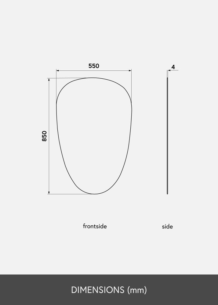 KAILA KAILA Spiegel Shape II 55x85 cm