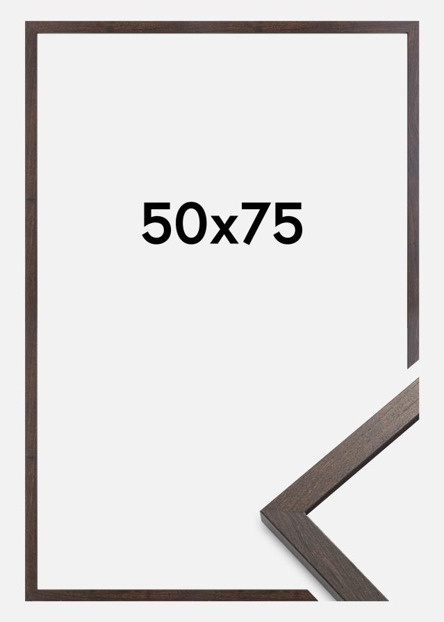 Artlink Rahmen Trendy Acrylglas Walnuss 50x75 cm