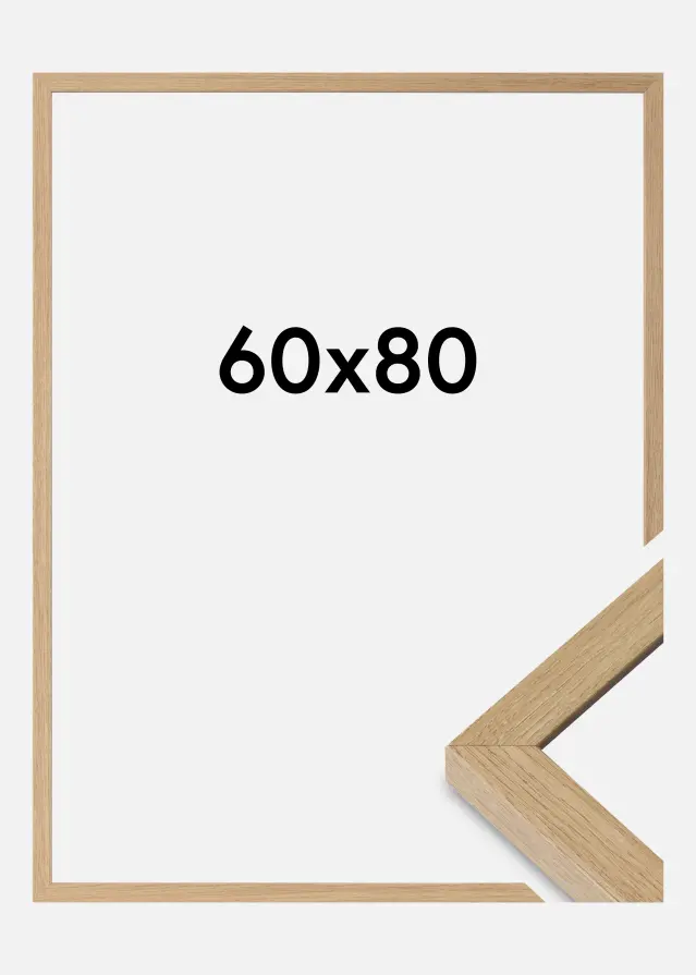 Mavanti Rahmen Hermes Acrylglas Natural Oak 60x80 cm