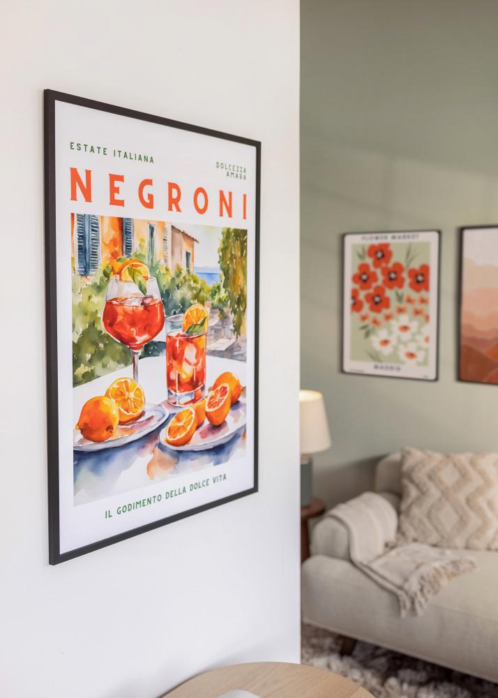 Galleri 1 Rahmen Edsbyn Acrylglas Schwarz 9x11 cm