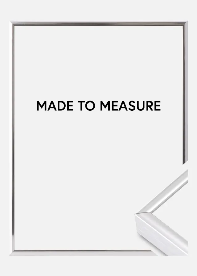 Ramverkstad Rahmen Karlholm Silber - Größe nach Wunsch