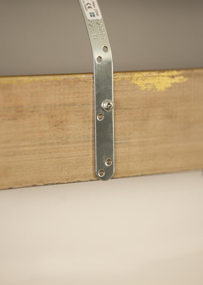 Eklunds metall Eklunds Art 2 Bildbeleuchtung - Gebürstetes Aluminium