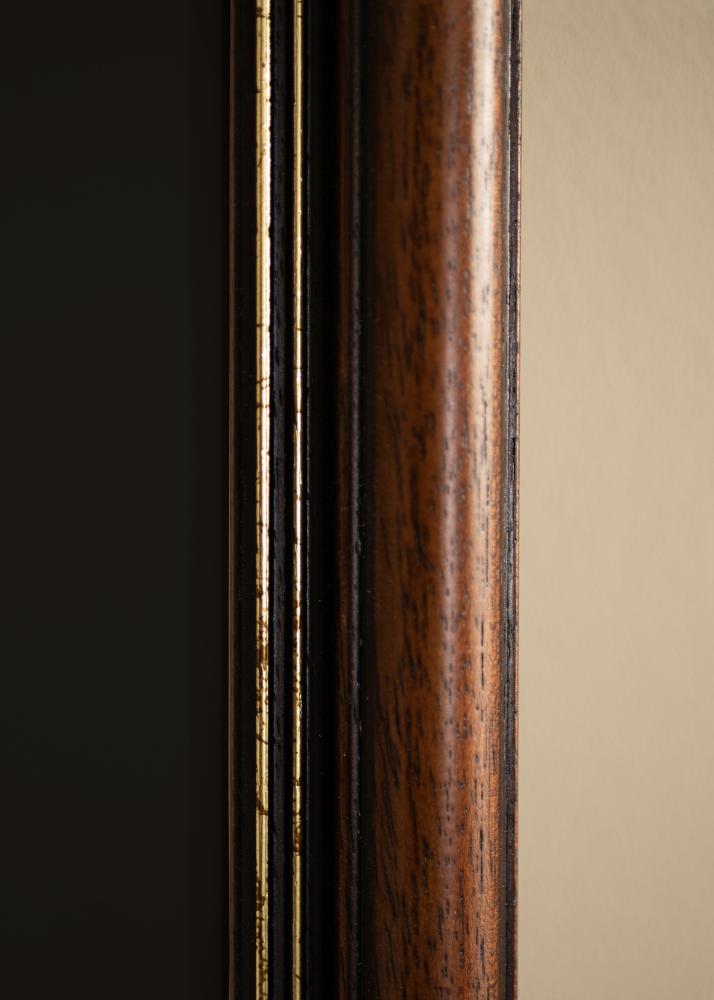 Ram med passepartou Rahmen Old Retro 30x40 cm - Passepartout Schwarz 21x29,7 cm (A4)