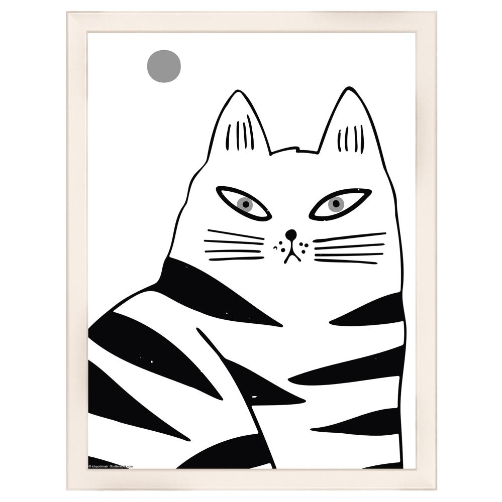  Rahmen Liv Acrylglas Weiß 30x40 cm