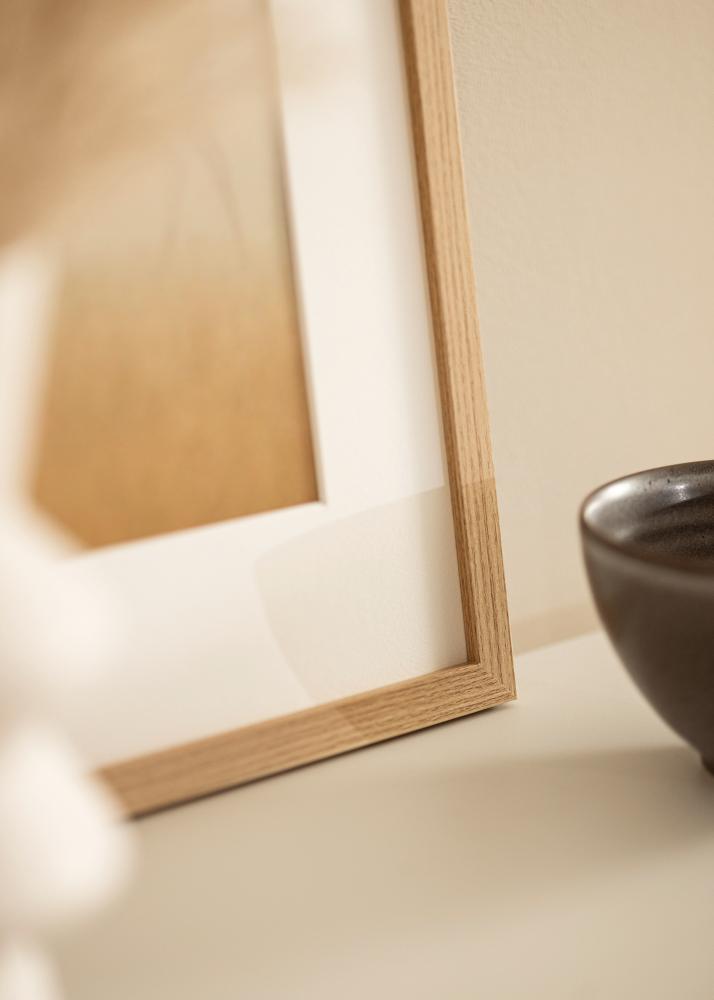 BGA Rahmen Modern Acrylglas Eiche 40x50 cm