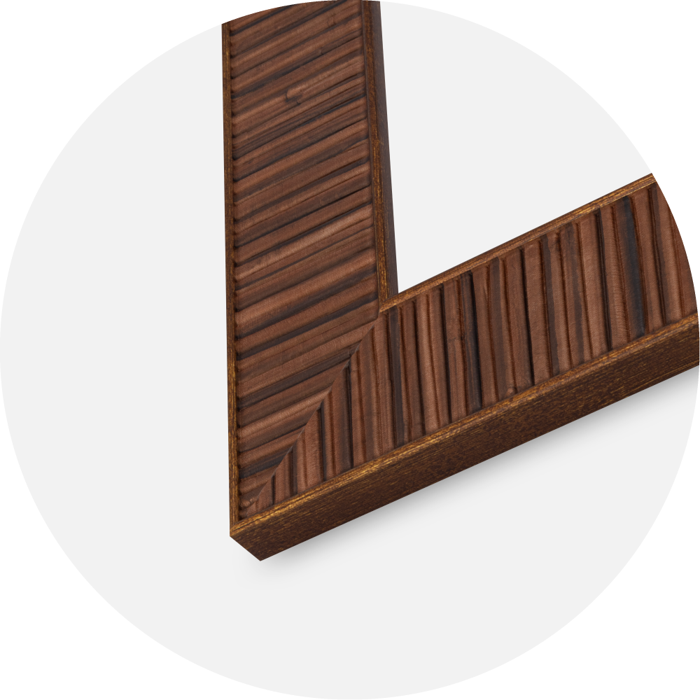 Jämtlands Ramfabrik Rahmen Agust Acrylglas Rosewood 21x29,7 cm (A4)