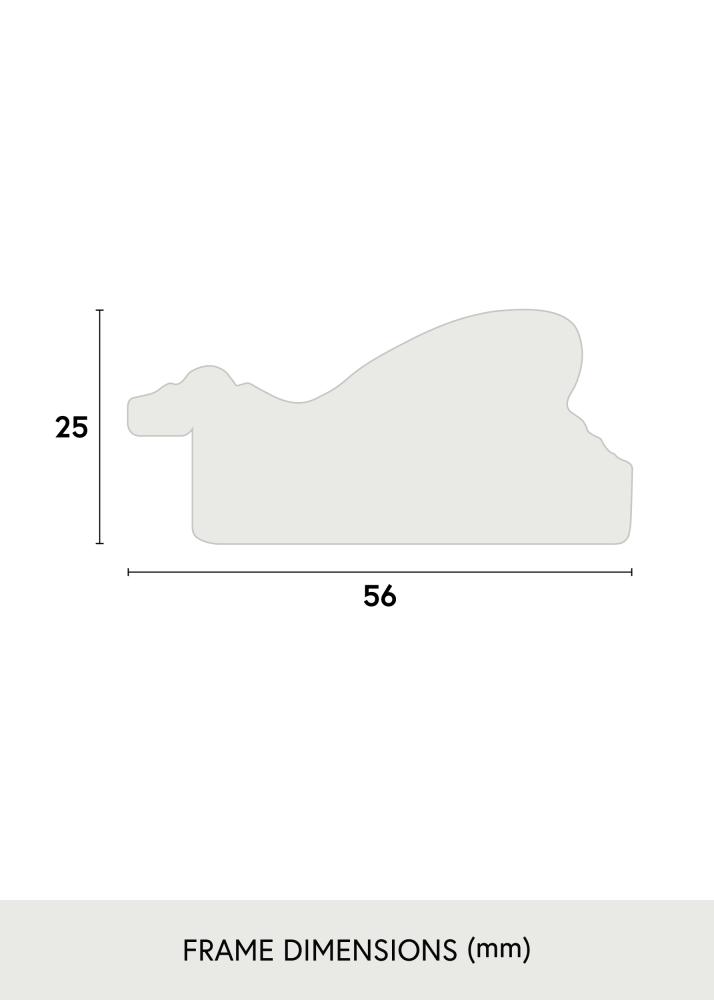 Bubola e Naibo Rahmen Stacy Silber 30x40 cm