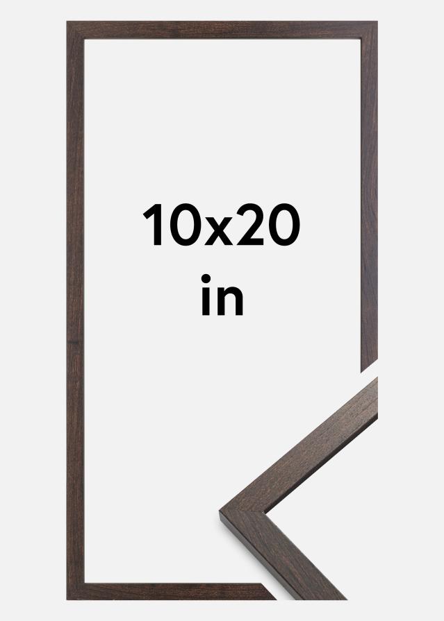 Artlink Rahmen Trendy Acrylglas Walnuss 10x20 inches (25,4x50,8 cm)