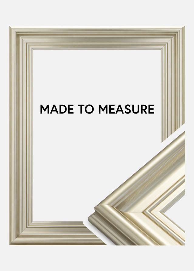 Ramverkstad 60x90 Ombud Rahmen Mora Premium Silber - Größe nach Wunsch