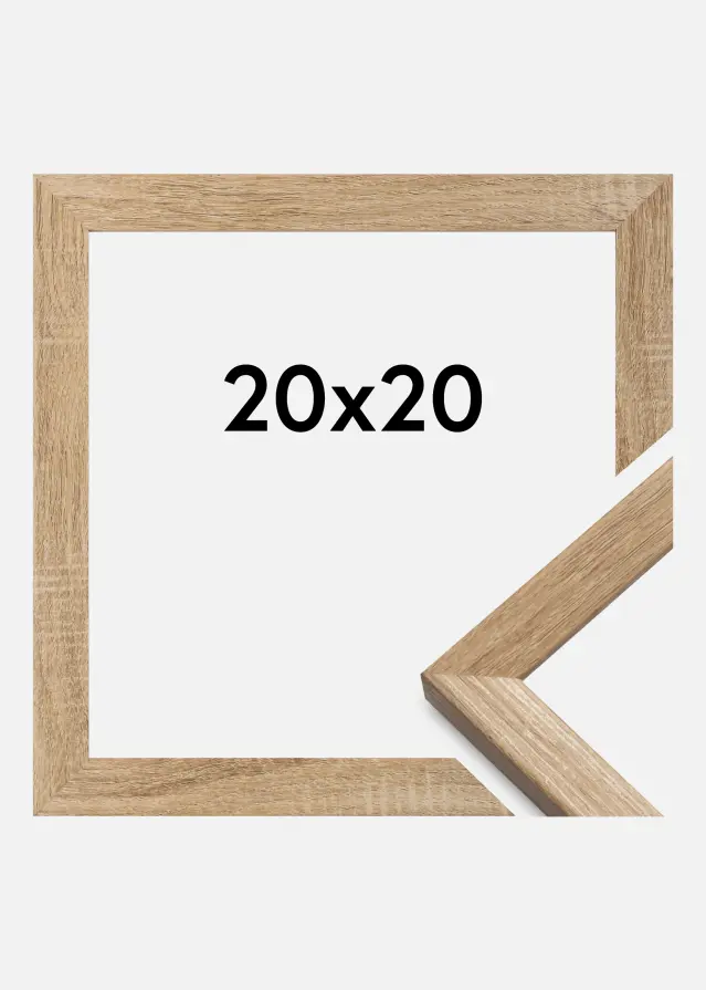 Walther Rahmen Fiorito helle Eiche 20x20 cm