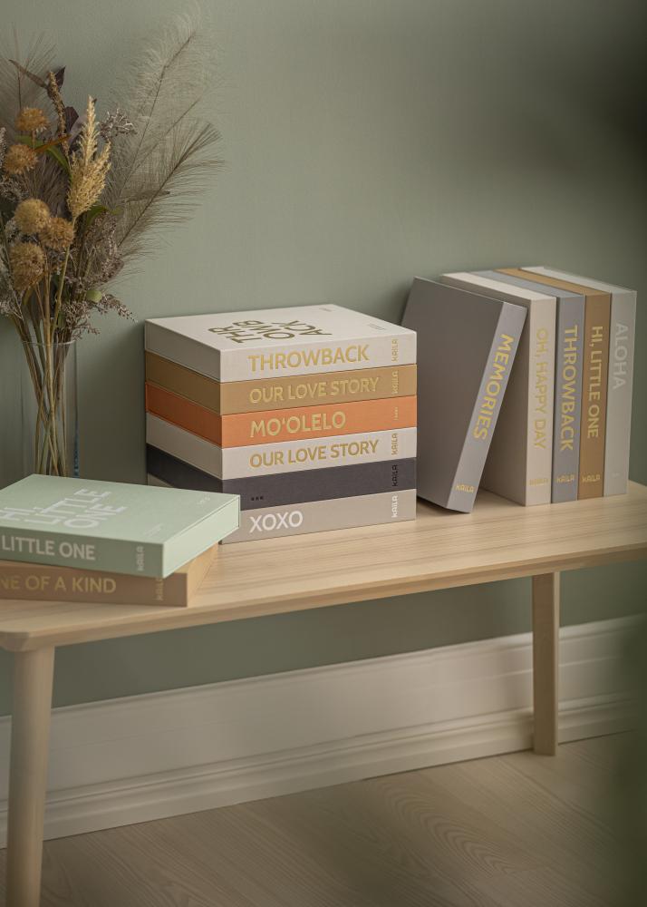 KAILA KAILA OUR LOVE STORY Manilla - Coffee Table Photo Album (60 Schwarze Seiten)