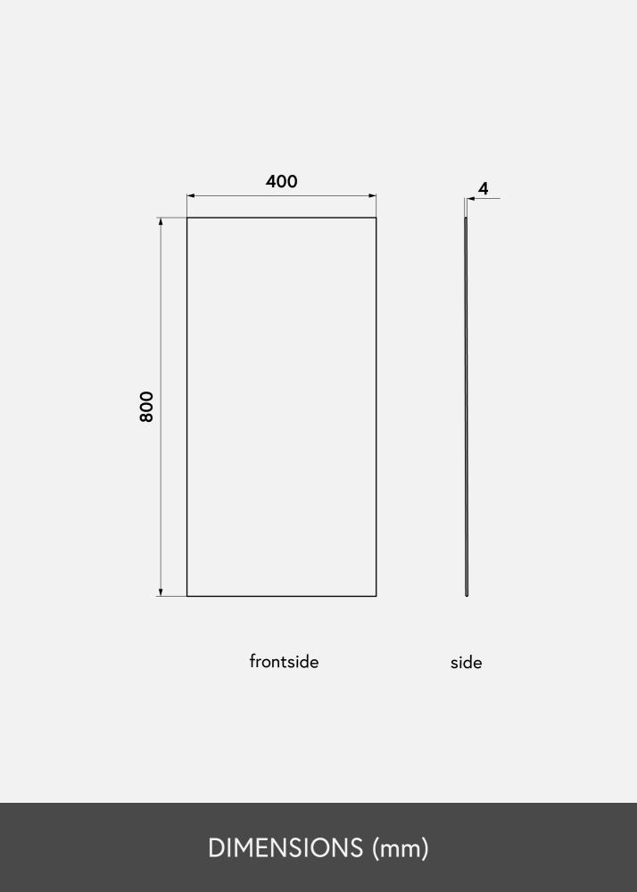 KAILA KAILA Spiegel Sharp 40x80 cm