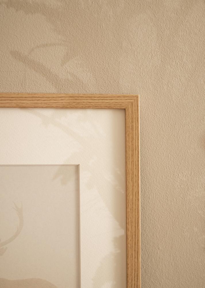 BGA Rahmen Modern Acrylglas Eiche 40x50 cm