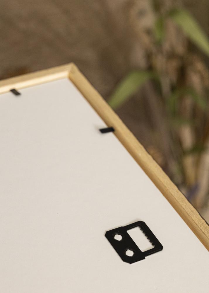 Ram med passepartou Rahmen Edsbyn Walnuss 35x50 cm - Passepartout Schwarz 24x30 cm