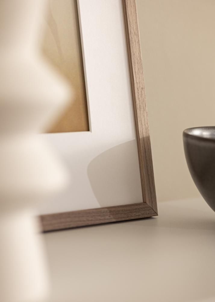 Galleri 1 Rahmen Edsbyn Acrylglas Walnuss Hell 50x70 cm