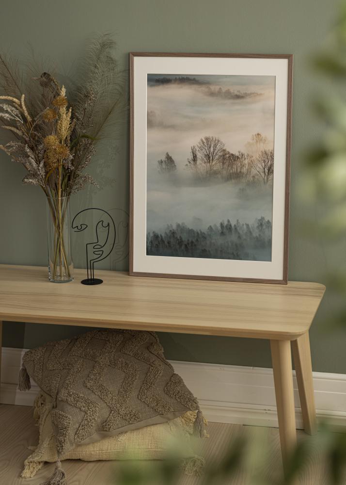 Galleri 1 Rahmen Edsbyn Acrylglas Walnuss Hell 50x70 cm