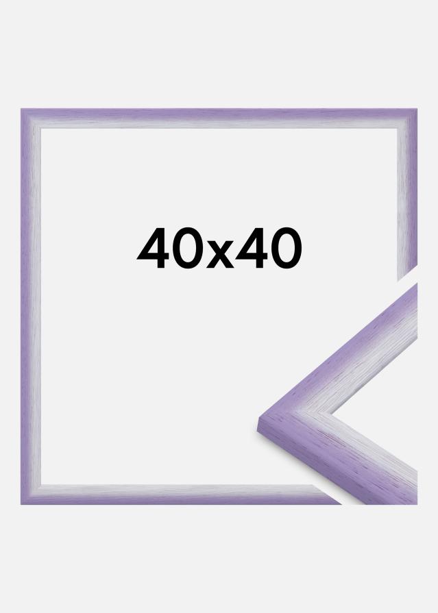 Jämtlands Ramfabrik Rahmen Cornwall Acrylglas Helllila 40x40 cm