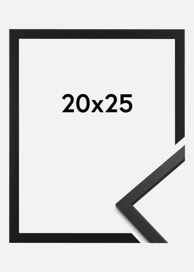 Galleri 1 Rahmen Edsbyn Acrylglas Schwarz 20x25 cm