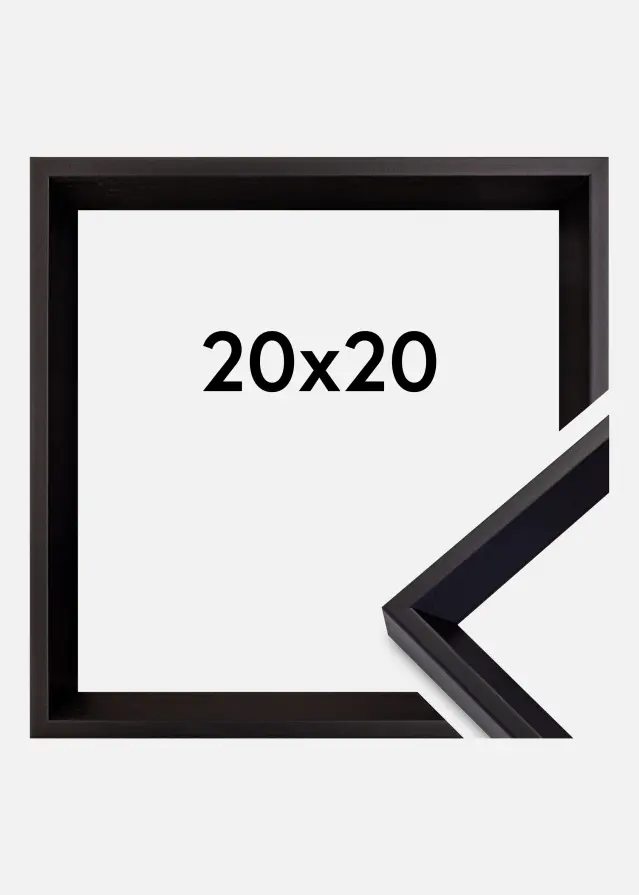 Galleri 1 Rahmen Globe Schwarz 20x20 cm