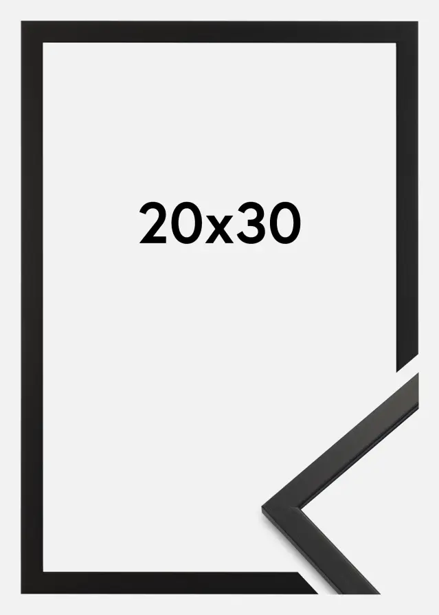 Galleri 1 Rahmen Edsbyn Acrylglas Schwarz 20x30 cm