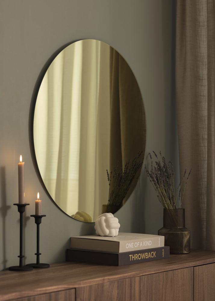 KAILA Spiegel Crystal Yellow 80 cm Ø