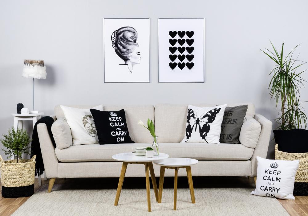  Rahmen Silber 61x91,5 cm