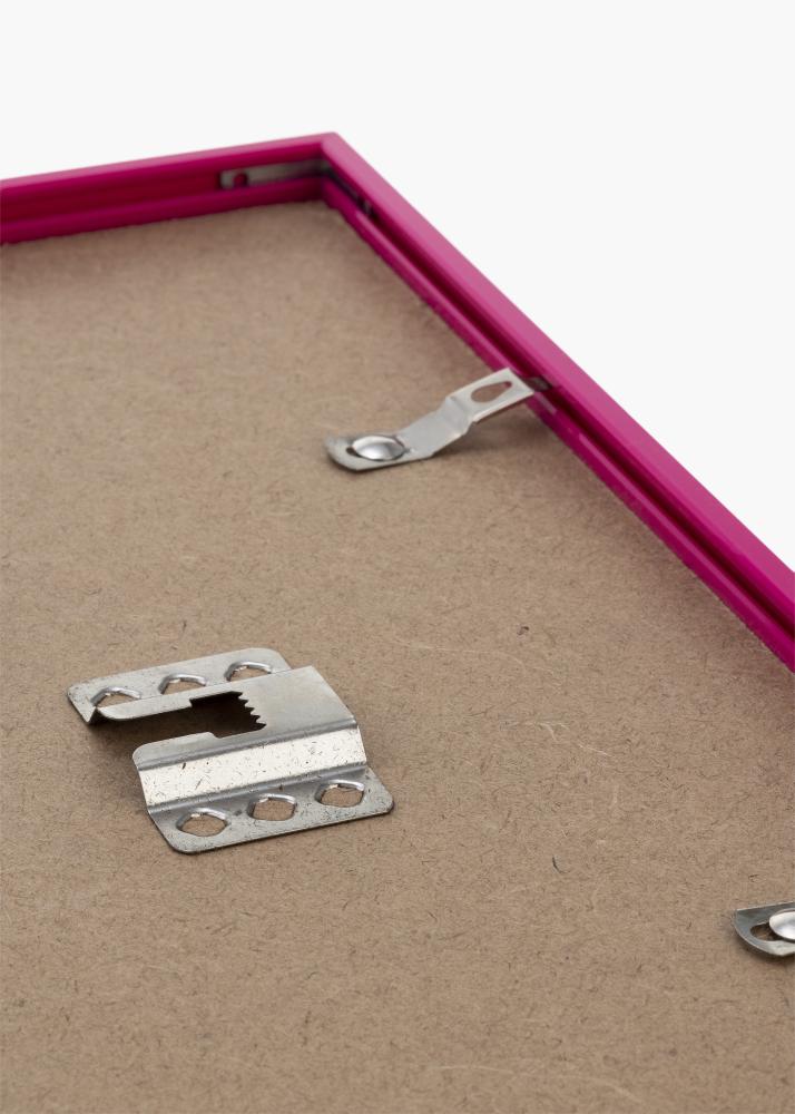 Ram med passepartou Rahmen New Lifestyle Dunkelrosa 30x40 cm - Passepartout Schwarz 18x27 cm