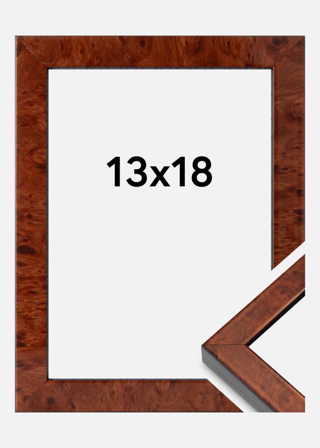 Mavanti Rahmen Hermes Acrylglas Burr Walnut 13x18 cm