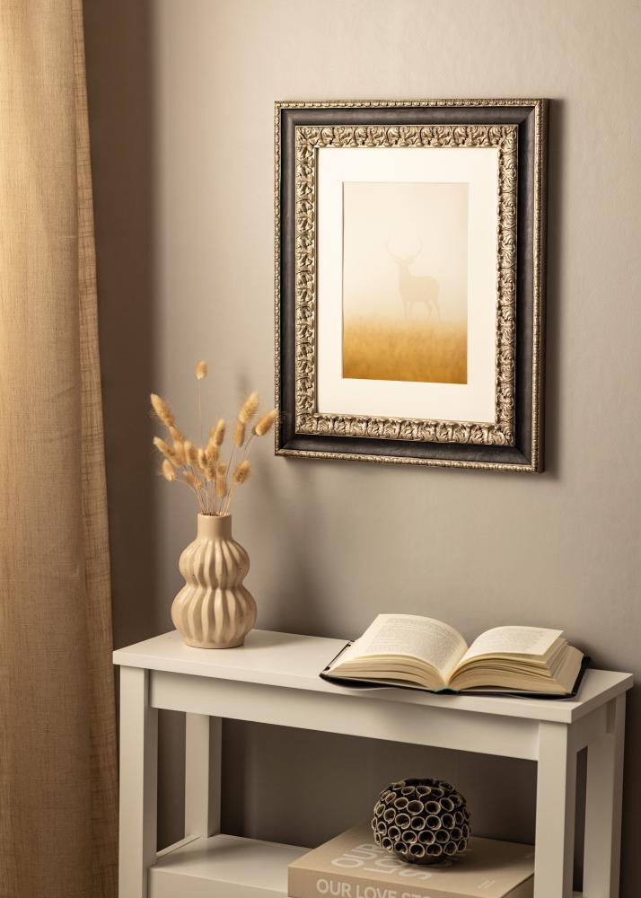 Ramverkstad Rahmen Drottningholm Silber - Größe nach Wunsch