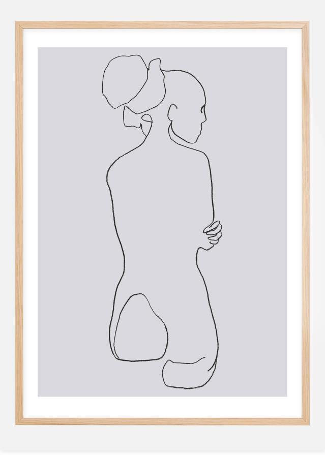 Bildverkstad Female lines I Poster