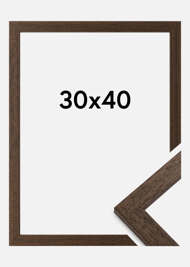 Galleri 1 Rahmen Brown Wood 30x40 cm