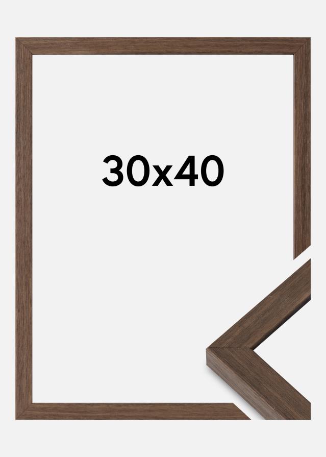 Mavanti Rahmen Hermes Acrylglas Walnuss 30x40 cm