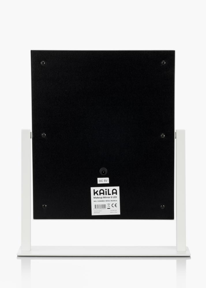 KAILA KAILA Kosmetikspiegel VII Weiß - 30x36 cm
