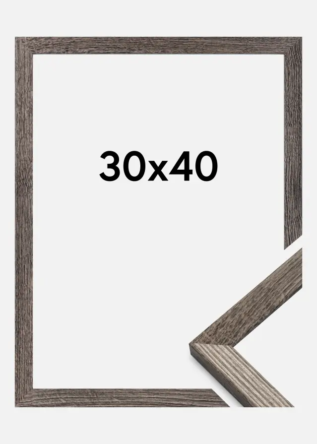 Walther Rahmen Fiorito Acrylglas Walnuss 30x40 cm