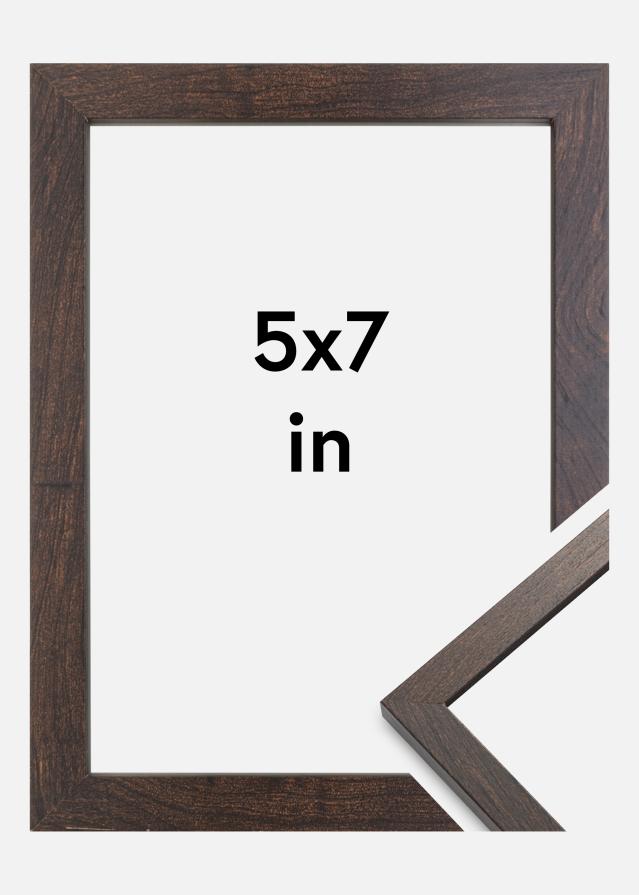 Artlink Rahmen Trendy Acrylglas Walnuss 5x7 inches (12,7x17,8 cm)