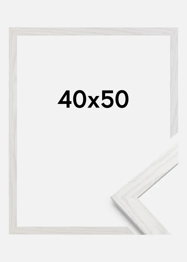 Estancia Rahmen Stilren Acrylglas White Oak 40x50 cm